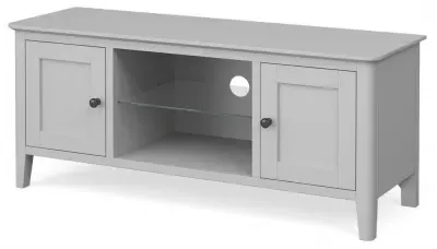Stowe 120cm TV Unit with Storage - Silver Grey