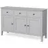 Stowe 3 Door Sideboard - Grey