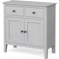 Stowe Compact 2 Door Sideboard - Silver Grey