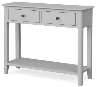 Stowe Grey 2 Drawer Console Table - Grey