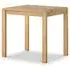 Thurlestone Curved 2-Seater Bistro Dining Table - Natural Grain, Oak