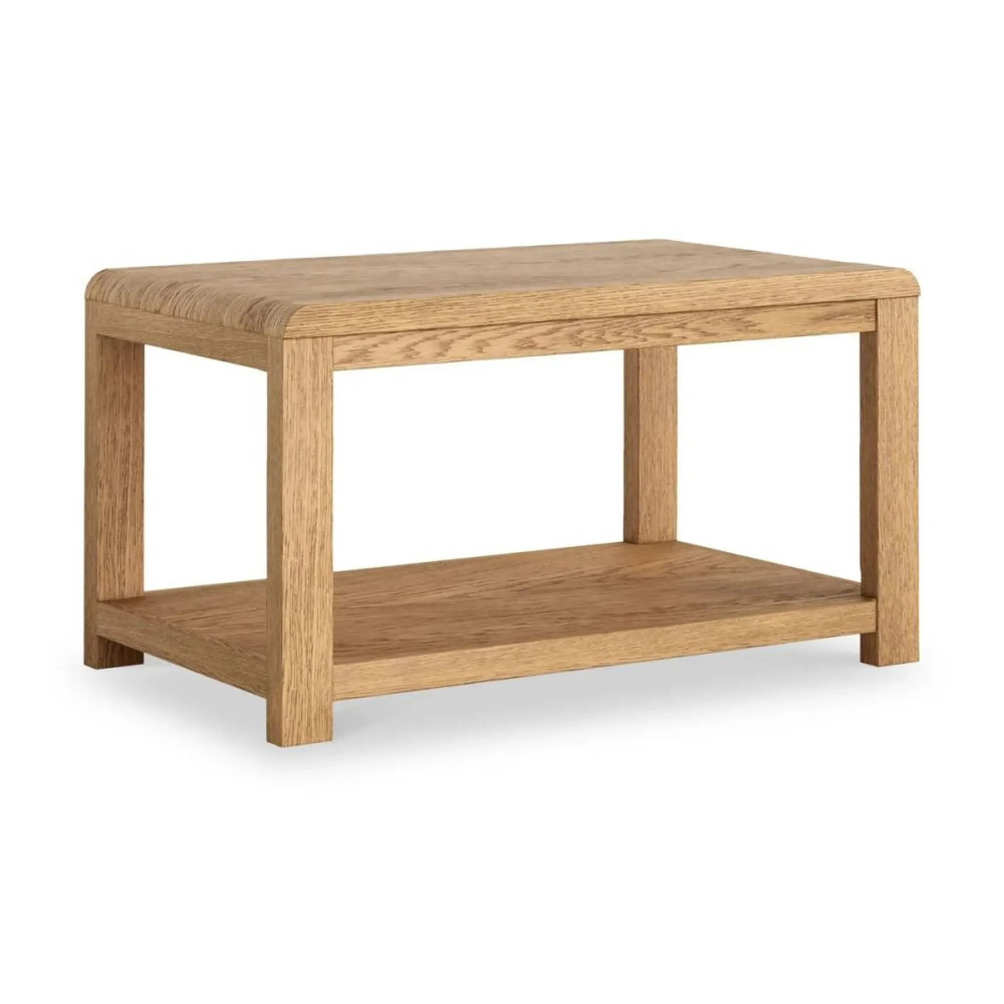 Thurlestone Curved Coffee Table - Natural Grain, Oak