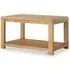 Thurlestone Curved Coffee Table - Natural Grain, Oak