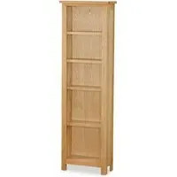 Trinity Narrow Bookcase - Natural, Oak
