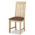Trinity Slatted Back Dining Chairs - Natural, Oak