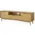 Valencia Herringbone TV Unit with Storage - Natural, Oak
