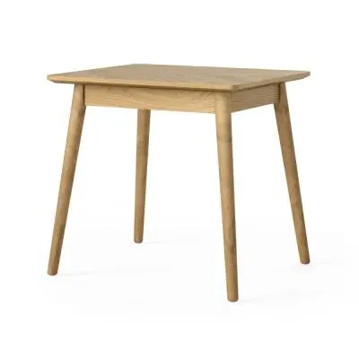 Valencia Oak Herringbone 2-Seater Bistro Dining Table - Natural, Oak