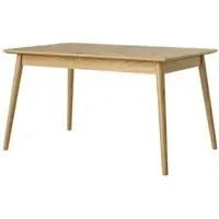 Valencia Oak Herringbone 4-6 Seater Extendable Dining Table - Natural