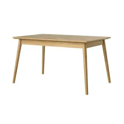 Valencia Oak Herringbone 4-6 Seater Extendable Dining Table - Natural