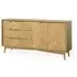 Valencia Oak Herringbone Large Sideboard - Natural