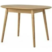 Valencia Oak Herringbone Oval Dining Table - Natural