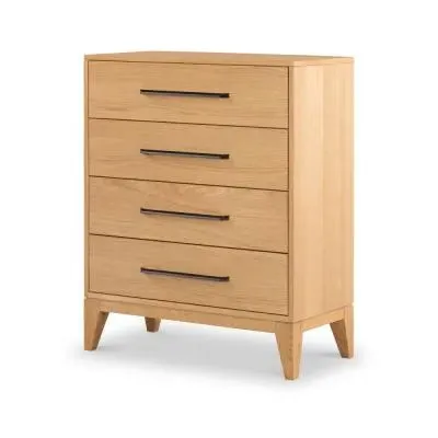 Viento 4 Drawer Chest - Waxed, Oak