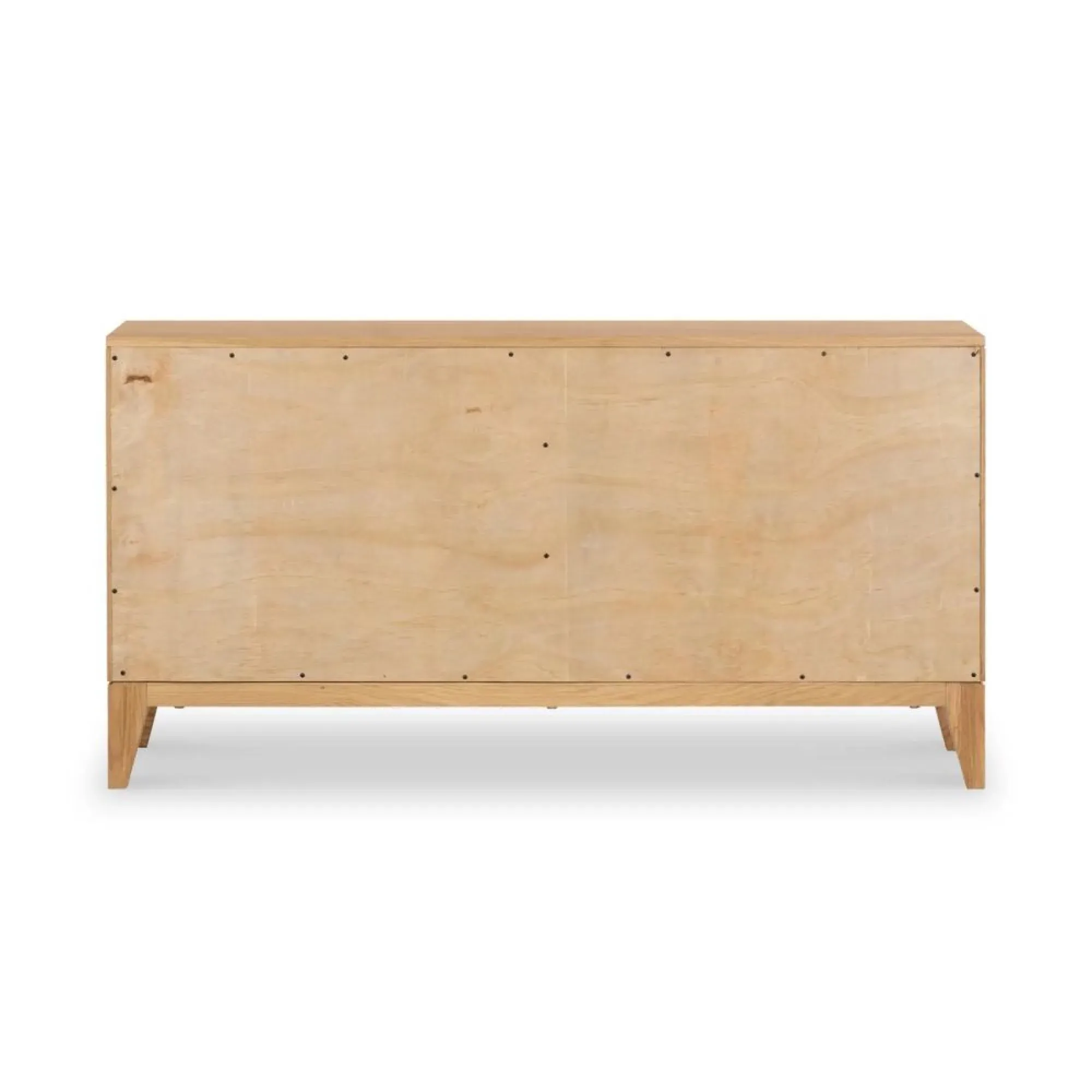 Viento Oak 2 Door Sunburst Large Sideboard - Waxed