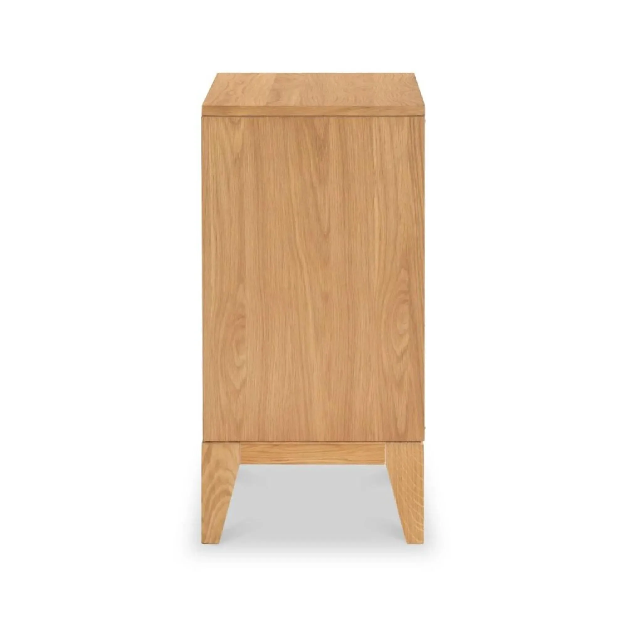 Viento Oak 2 Door Sunburst Small Sideboard - Waxed