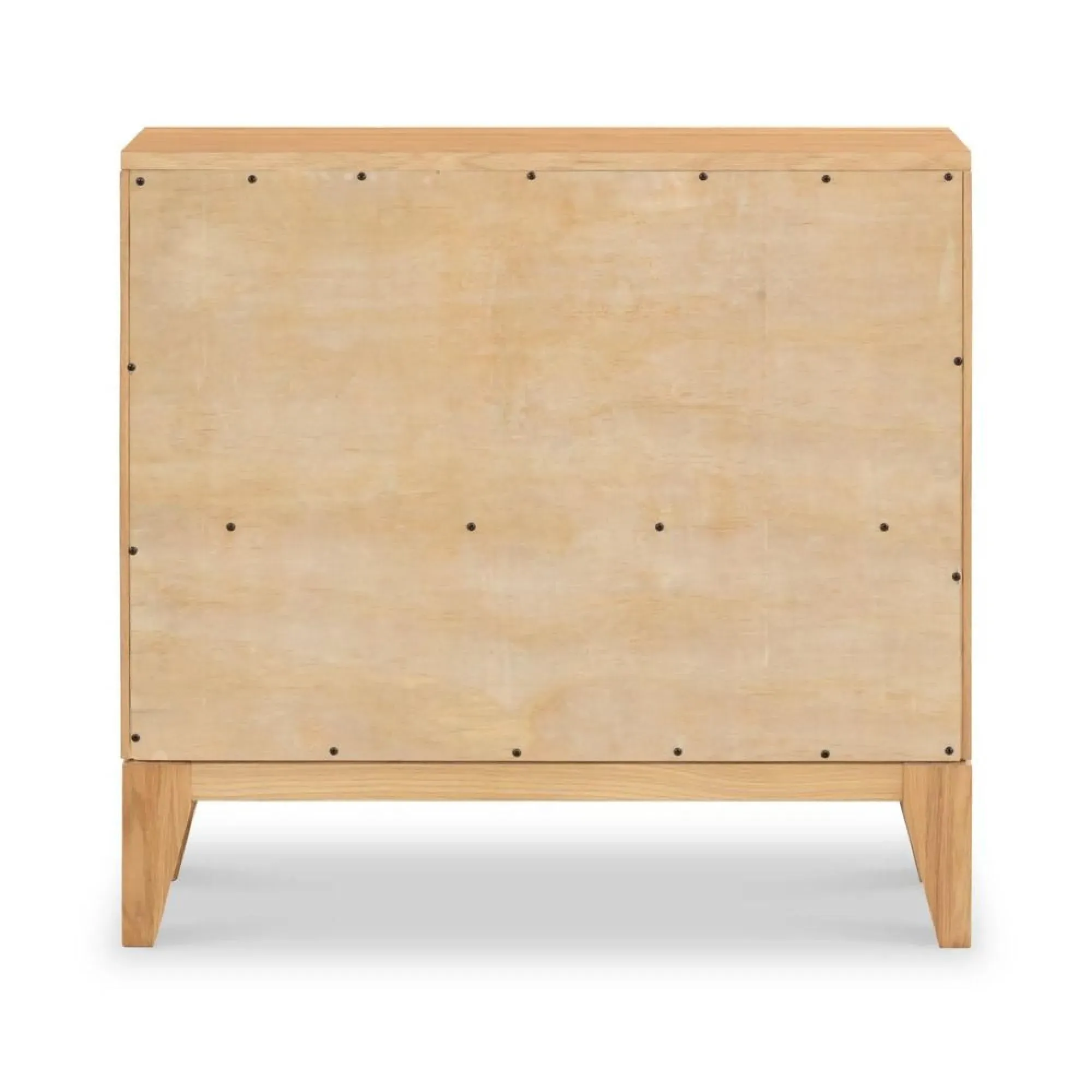 Viento Oak 2 Door Sunburst Small Sideboard - Waxed