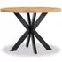 Viento Round Dining Table with Spider Legs - Waxed, Oak