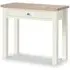 White Painted 1 Drawer Desk - Coconut White