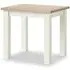 White Painted 2-Seater Bistro Dining Table - Coconut White