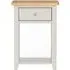 Arden 1 Drawer Telephone Table - Grey, Painted Oak