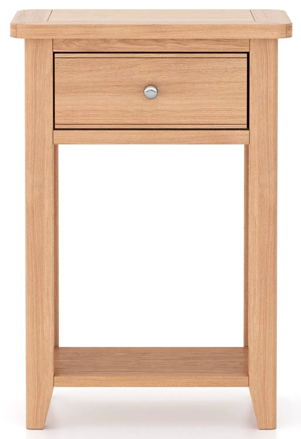 Arden 1 Drawer Telephone Table - Natural Oak