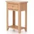 Arden 1 Drawer Telephone Table - Natural Oak