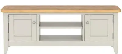 Arden 120cm TV Unit - Grey, Painted Oak image
