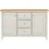 Arden 130cm 2 Door Sideboard - Grey, Painted Oak