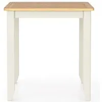 Arden 2-Seater Square Dining Table - Grey, Painted Oak