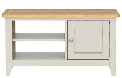 Arden 90cm TV Unit - Grey, Painted Oak image