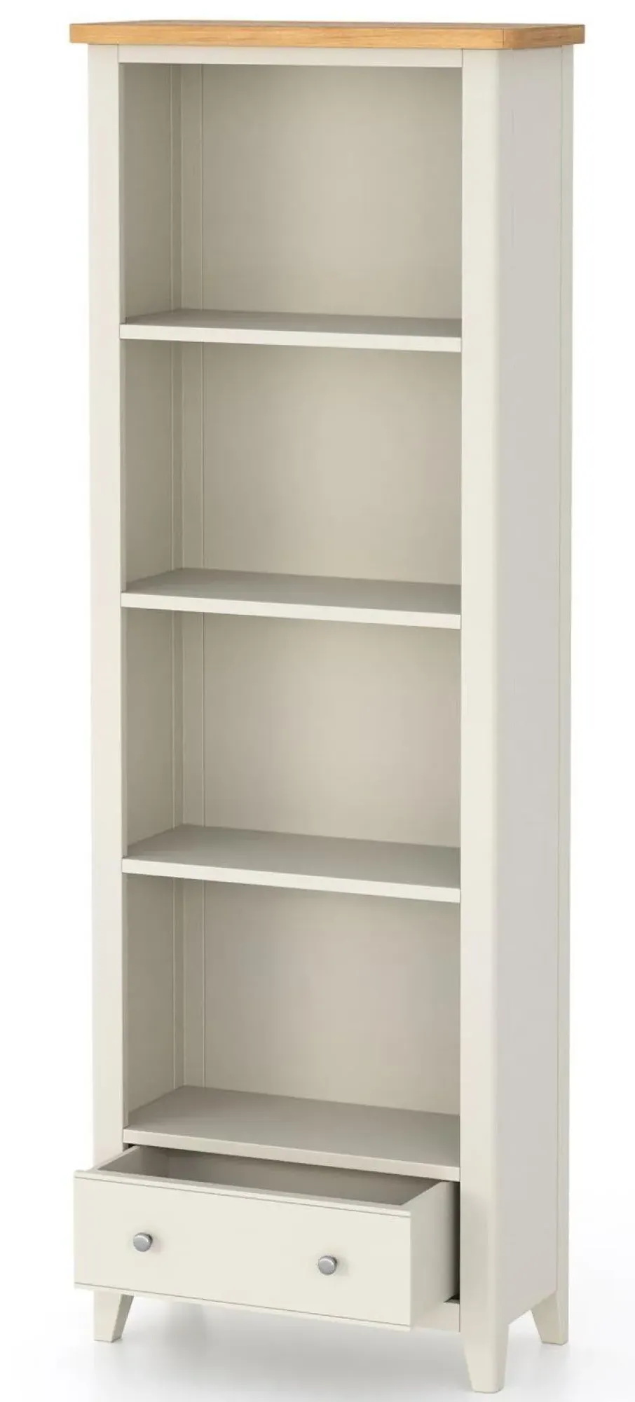 Arden Bookshelf - Grey, Painted Oak