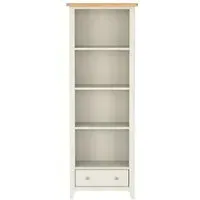Arden Bookshelf - Grey, Painted Oak