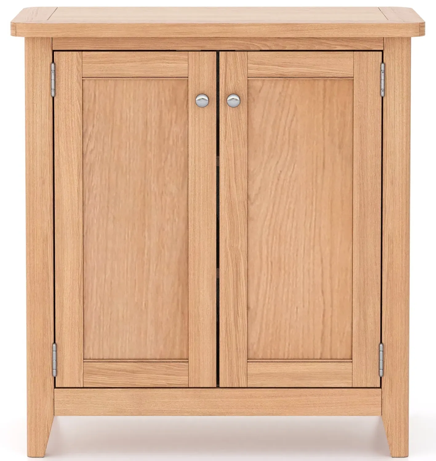 Arden Compact 2 Door Storage Cabinet - Natural Oak