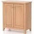 Arden Compact 2 Door Storage Cabinet - Natural Oak