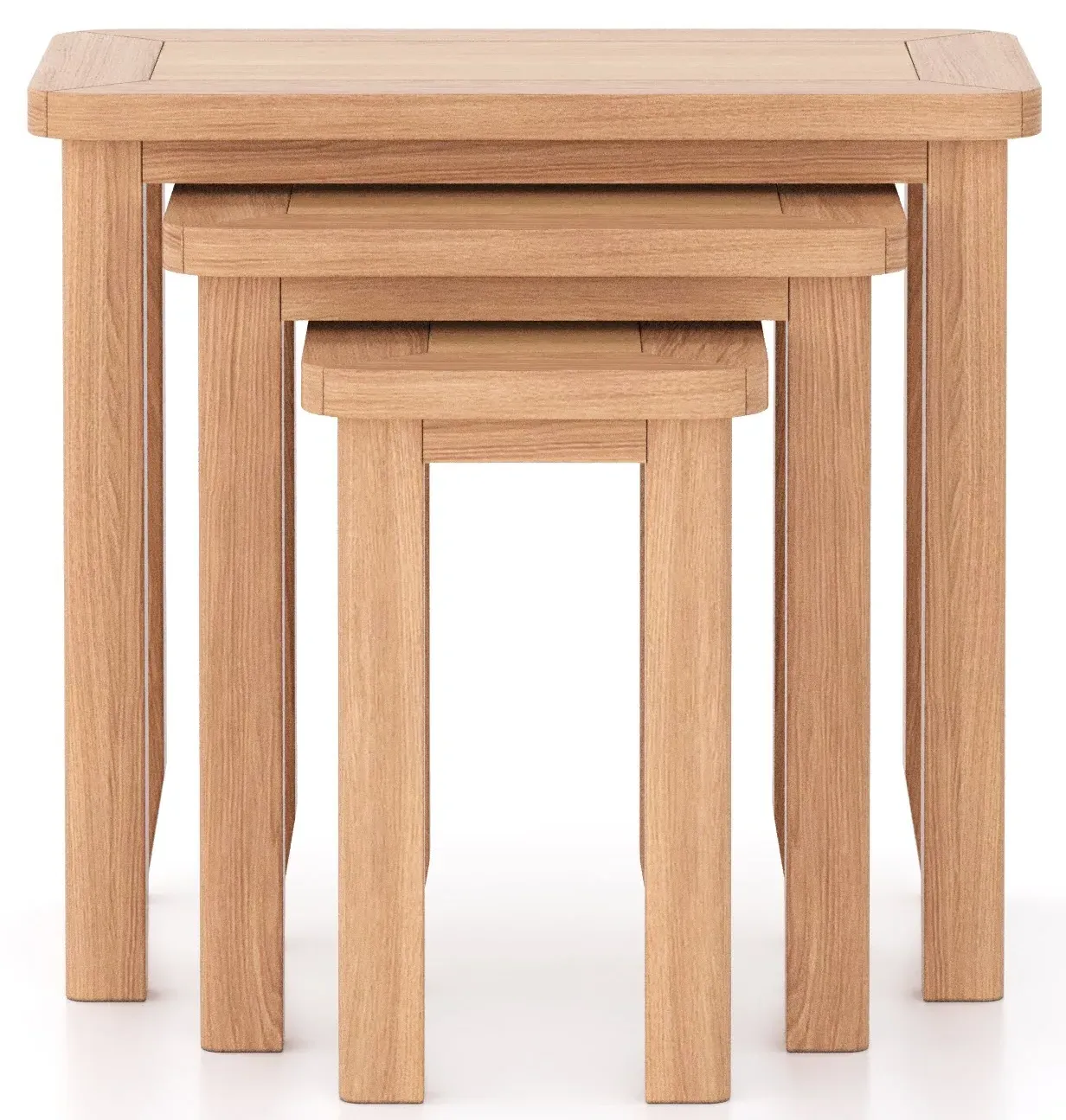 Arden Nest of 3 Tables - Natural Oak