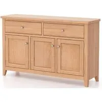 Arden Oak 3 Door Sideboard - Natural Oak