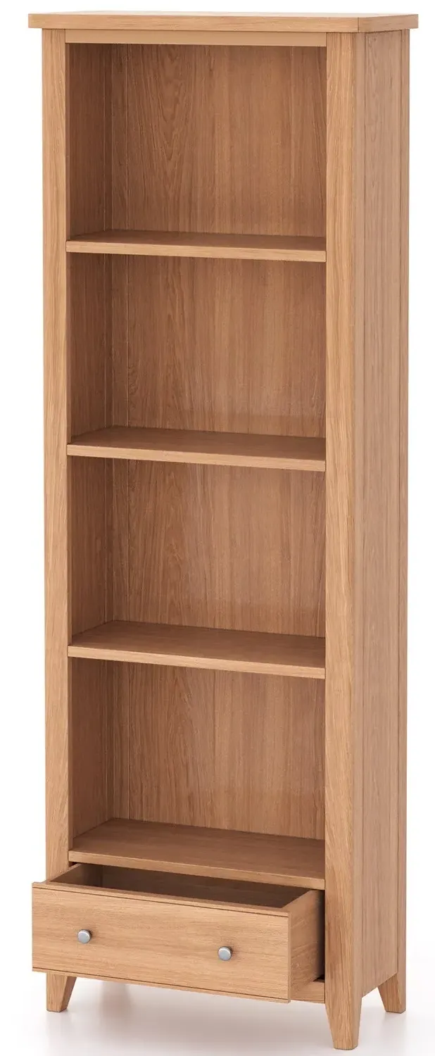 Arden Oak Tall Bookcase - Natural Oak