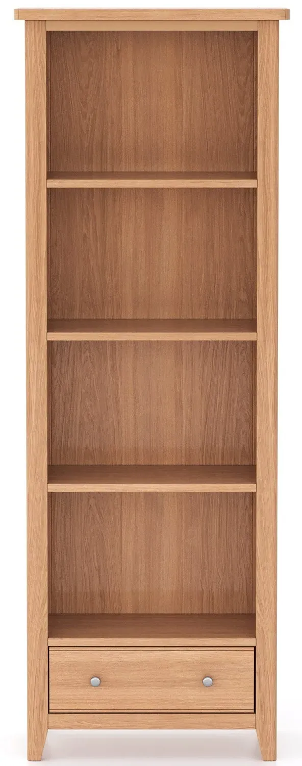Arden Oak Tall Bookcase - Natural Oak