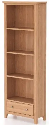 Arden Oak Tall Bookcase - Natural Oak image