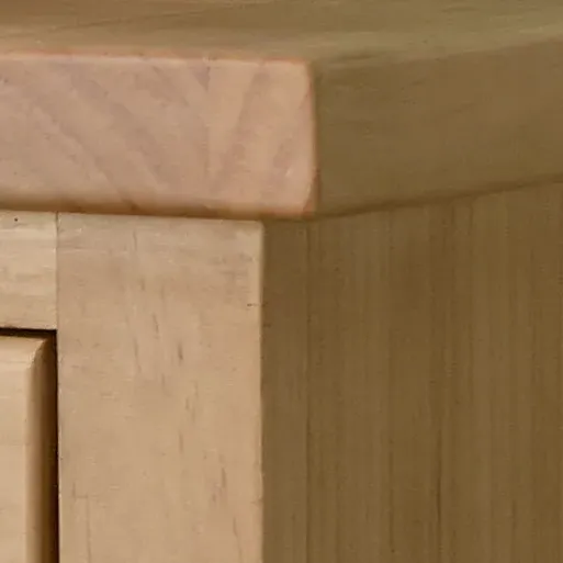 Churchill 3 Drawer Single Dressing Table - Waxed, Pine