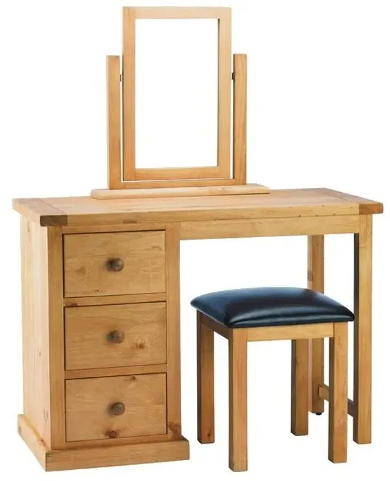 Churchill Dressing Table Set - Waxed, Pine