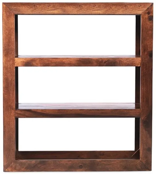 Cube Multi Shelf - Honey Brown, Sheesham