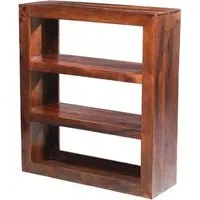 Cube Multi Shelf - Honey Brown, Sheesham