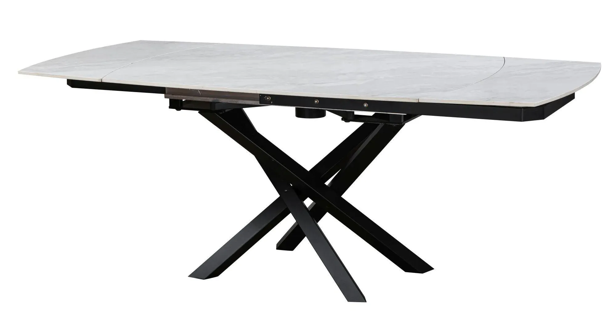 Elia 4-6 Seater Extending Dining Table - Pearla Grey, Ceramic