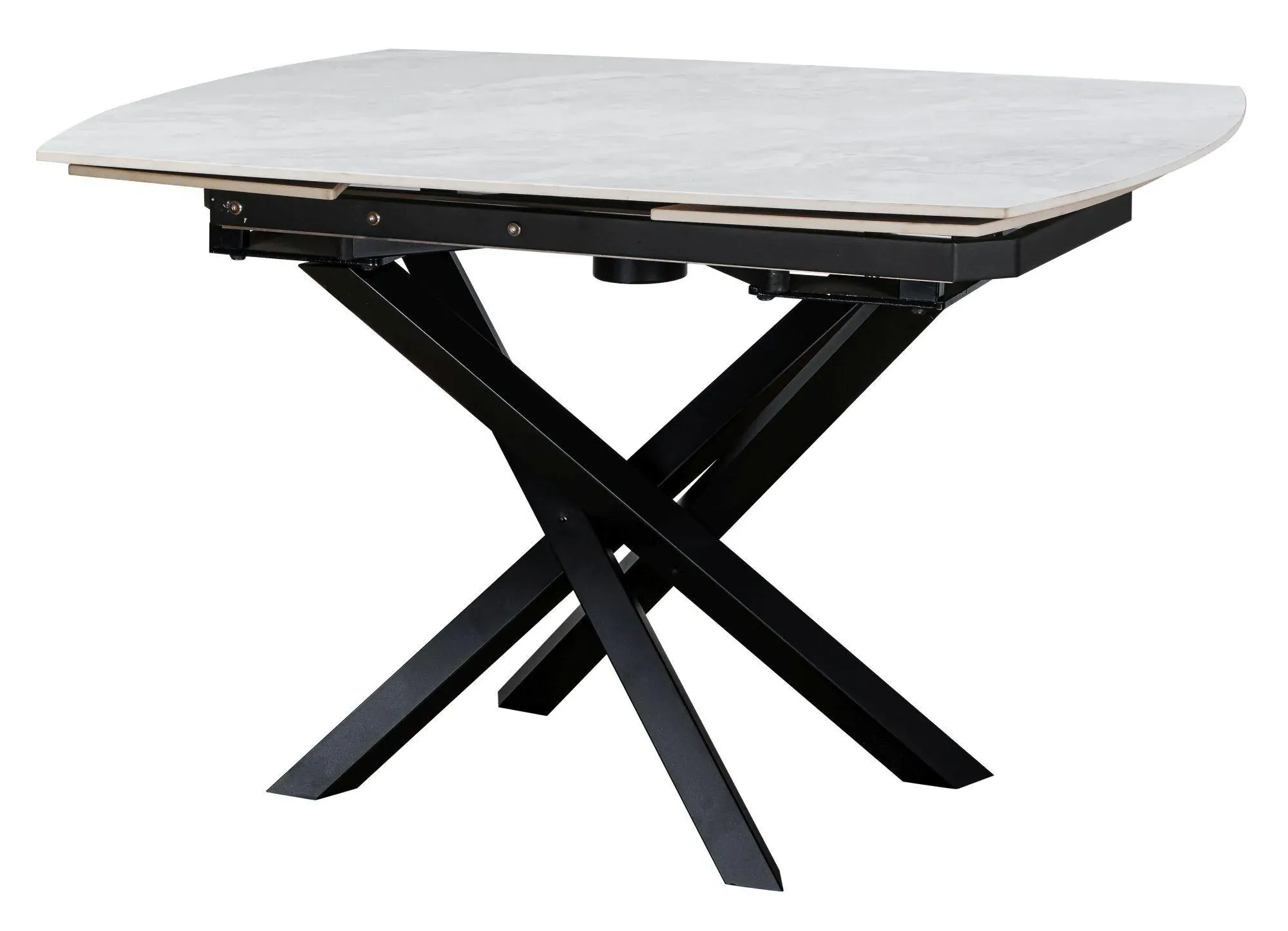 Elia 4-6 Seater Extending Dining Table - Pearla Grey, Ceramic