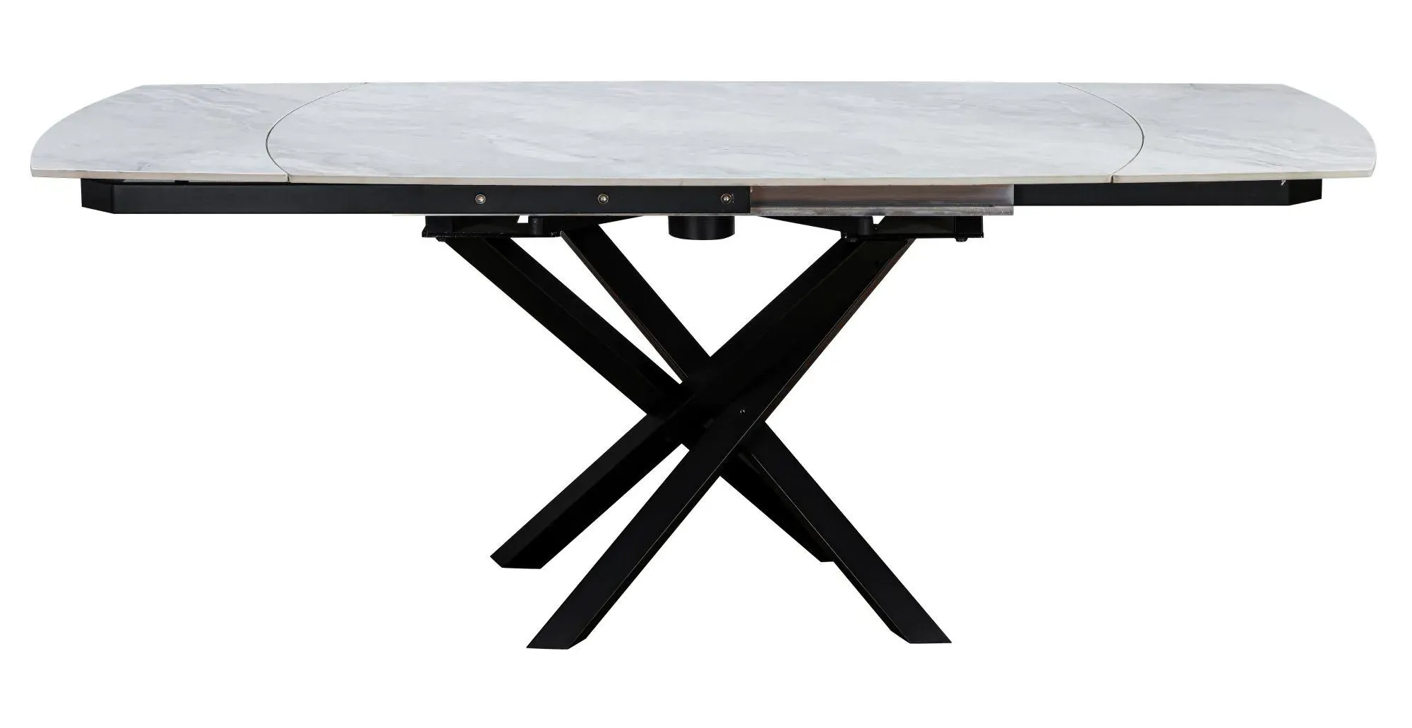 Elia 4-6 Seater Extending Dining Table - Pearla Grey, Ceramic