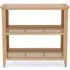 Henley Oak and Rattan Bookshelf - Natural