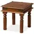 Indian Sheesham Thacket Side Table - Honey Brown