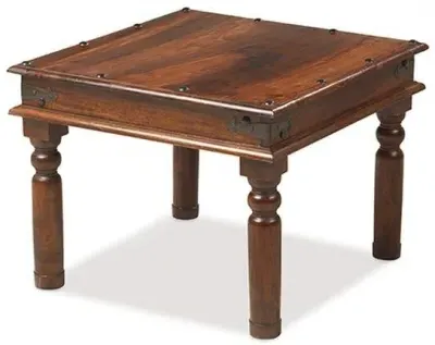 Indian Sheesham Thacket Small Coffee Table - Honey Brown image