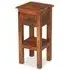 Jali 1 Drawer Telephone Table - Honey Brown, Sheesham