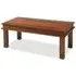 Jali Indian Sheesham Large Coffee Table - Honey Brown